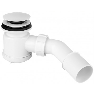 Сифон для піддона "клік-клак" білий HC26CLCP-WH Сифон для піддона "клік-клак" білий HC26CLCP-WH