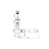 Сифон для умивальника низький 1 1/4″x50 мм HC1L-50