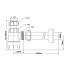 Сифон для умивальника 1/4х40 HC2-40