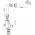 Сифон для умивальника з подовжувачем, пристінний 1 1/4" х 32мм HC13SPS-X32PF