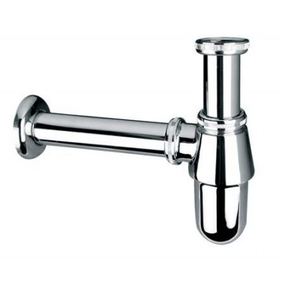 Сифон для умивальника/біде без зливу 200CB (хром) високий Сифон для умивальника/біде без зливу 200CB (хром) високий