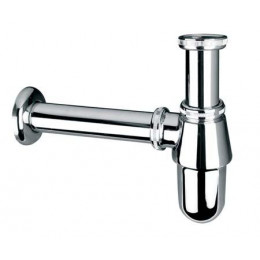 Сифон для умивальника/біде без зливу 200CB (хром) високий Сифон для умивальника/біде без зливу 200CB (хром) високий