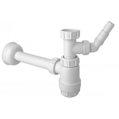 Сифон для умивальника з підключенням до пральної машини (1/1/4х32) HC2WM-32 Сифон для умивальника з підключенням до пральної машини (1/1/4х32) HC2WM-32