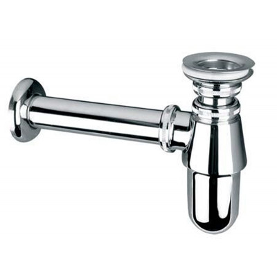 Сифон для умивальника (5/4"х32 мм) хром 200+255CB