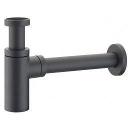 Сифон для умивальника без зливу 120 BLACK чорний матовий Сифон для умивальника без зливу 120 BLACK чорний матовий