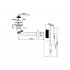 Сифон для умивальника прихований зі зливом 1 1/4*50 SUP-CB