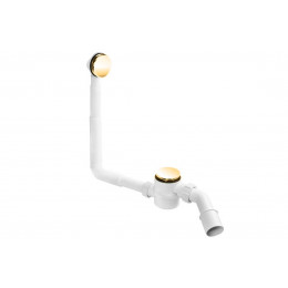 Сифон для ванни/піддона "клік-клак" з отвором 40/50 HC2600CL-GOLD-PVD золото