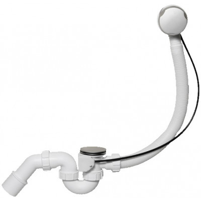 Сифон для ванни (автомат) 40/50 Сталь SZC HC31M-S2-SC