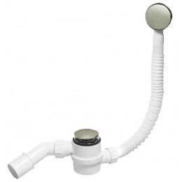 Сифон для ванни/піддона "клік-клак" з отвором 40/50 HC2600CLSN нержавіюча сталь Сифон для ванни/піддона "клік-клак" з отвором 40/50 HC2600CLSN нержавіюча сталь