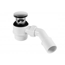 Сифон для ванни з прихованим переливом, хром, HC26-IOFS-95-CB