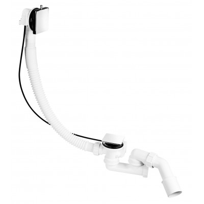 Сифон для ванни, автомат 40/50 MP31SSF-CBSQ квадрат, латунь Сифон для ванни, автомат 40/50 MP31SSF-CBSQ квадрат, латунь