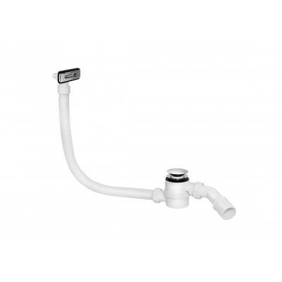 Сифон для ванни "клік-клак" з тонким переливом 1,1/2”x40/50, HC2600CLOV хром Сифон для ванни "клік-клак" з тонким переливом 1,1/2”x40/50, HC2600CLOV хром