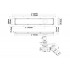 Злив у підлогу ПРЯМОКУТНИЙ PLAIN: 900 мм CD900-B-NT+ сифон CD-HC26-65