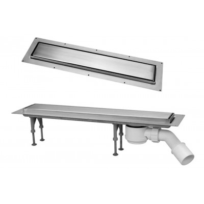 Злив в підлогу ПРЯМОКУТНИЙ 700мм CD700-B-NT + сифон CD-HC26-65