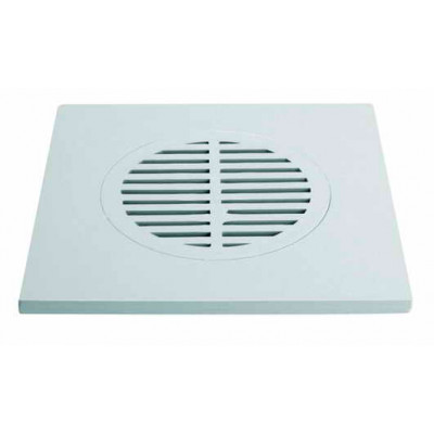 Решітка на підлогу біла 150х150 мм HC29