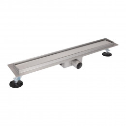 Лінійний трап із нержавіючої сталі Taurus Tile400 з сухим затвором під плитку Qtap Лінійний трап із нержавіючої сталі Taurus Tile400 з сухим затвором під плитку Qtap