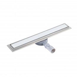 Лінійний трап із нержавіючої сталі Scorpio Tile900 під плитку (поворотний сифон/сухий затвор) Qtap