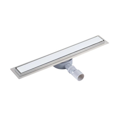 Лінійний трап із нержавіючої сталі Scorpio Tile900 під плитку (поворотний сифон/сухий затвор) Qtap