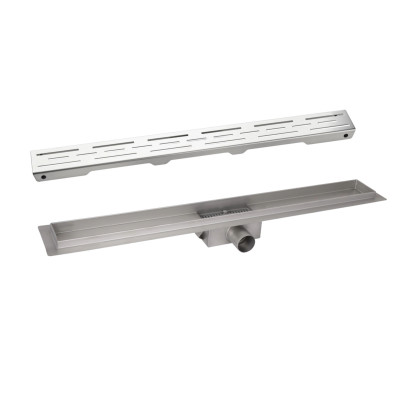 Комплект Qtap Taurus FD700 (NKS) Лінійний трап із нержавіючої сталі із сухим затвором 700 мм