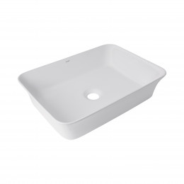 Раковина накладна Virgo 490х350х110 мм, White, прямокутна, без донного клапана QT18112261WN Qtap
