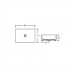 Раковина накладна Tern 480х370х135 мм, White, прямокутна, без донного клапана QT17116069W Qtap