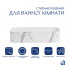 Раковина накладна Tern Раковина накладна 610x350x135 мм, Marble, прямокутна, з донним клапаном QTTER188MR49791 Qtap