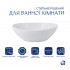 Комплект Qtap Dove: Раковина накладна овальна 415x340x140 мм White + Донний клапан PU02