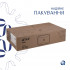 Раковина накладна Tern 480x370x135 мм, Stone grey, прямокутна, з донним клапаном QT17116069SG Qtap