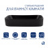Комплект Qtap Scorpio: Раковина накладна прамокутна 550х390х120 мм Matt Black + Донний клапан PU03