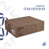 Комплект Qtap Tern: Раковина накладна прамокутна 480х370х135 мм Matt Black + Донний клапан PU03