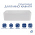 Комплект Qtap Tern: Раковина накладна прамокутна 480х370х135 мм White + Донний клапан PU02