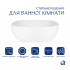Раковина накладна Kolibri 400х400х140 мм, White, квадратна, без донного клапана QT10116303W Qtap