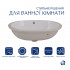 Комплект Qtap Stork: Раковина врізна овальна 570x390x210 мм White + Донний клапан PU02O