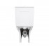 Унітаз підлоговий Presto Ultra Quiet 640×340×790 мм, White, з сидінням Slim Duroplast/ Soft-close/ Quick Release QTPRE27W51022 Qtap