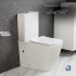 Унітаз підлоговий Crow Rimless 640×360×835 мм, White, з сидінням Slim Duroplast/ Soft-close/ Quick Release QT05222170W Qtap