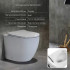 Унітаз підлоговий Robin Ultra Quiet 560x360x420 мм, White з сидінням Slim Duroplast/ Soft-close/ Quick Release QT13223381AW Qtap