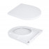 Унітаз підлоговий Dove Rimless 605x370x800 мм, White, з сидінням Slim Duroplast/ Soft-close/ Quick Release QT06228380BW Qtap