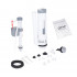 Унітаз підлоговий Dove Rimless 605x370x800 мм, White, з сидінням Slim Duroplast/ Soft-close/ Quick Release QT06228380BW Qtap