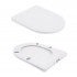 Унітаз підлоговий Swan Ultra Quiet 640x360x835 мм, White, з сидіннмя Slim Duroplast/ Soft-close/ Quick Release QT16222182TW Qtap