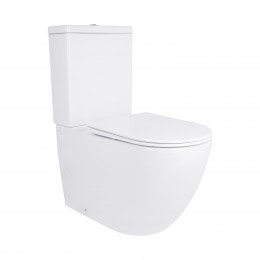 Унітаз підлоговий Jay 680×370×815 мм, White, з сидінням Slim Duroplast/ Soft-close/ Quick Release QT07222176W Qtap