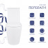 Унітаз підлоговий Scorpio Ultra Quiet 675×365×865 мм, White, з сидінням Slim Duroplast/ Soft-close/ Quick Release QT14222125AUQW Qtap