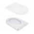 Унітаз підлоговий Scorpio Ultra Quiet 675×365×865 мм, White, з сидінням Slim Duroplast/ Soft-close/ Quick Release QT14222125AUQW Qtap