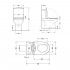 Унітаз підлоговий Swan Rimless 640×360×835 мм, White, з сидінням Slim Duroplast/ Soft-close/ Quick Release QT15222178W Qtap