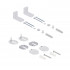 Унітаз підлоговий Swan Rimless 640×360×835 мм, White, з сидінням Slim Duroplast/ Soft-close/ Quick Release QT15222178W Qtap