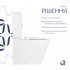 Унітаз підлоговий Swan Rimless 640×360×835 мм, White, з сидінням Slim Duroplast/ Soft-close/ Quick Release QT15222178W Qtap