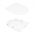 Унітаз підлоговий Swan Rimless 640×360×835 мм, White, з сидінням Slim Duroplast/ Soft-close/ Quick Release QT15222178W Qtap