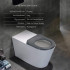 Унітаз підлоговий Freedom Rimless 800x365x435 мм, White, інклюзивний з сидінням Slim Duroplast/ Soft-close/ Quick Release QT22223368W Qtap