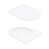 Унітаз підлоговий Swan Rimless 610×360×835 мм, White, з сидінням Slim Duroplast/ Soft-close/ Quick Release QT15222179W Qtap