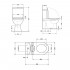 Унітаз підлоговий Robin New Ultra Quiet 660x360x855 мм, White, з сидінням Slim Duroplast/ Soft-close/ Quick Release QT13226083AW Qtap