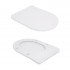 Унітаз підлоговий Robin New Ultra Quiet 660x360x855 мм, White, з сидінням Slim Duroplast/ Soft-close/ Quick Release QT13226083AW Qtap